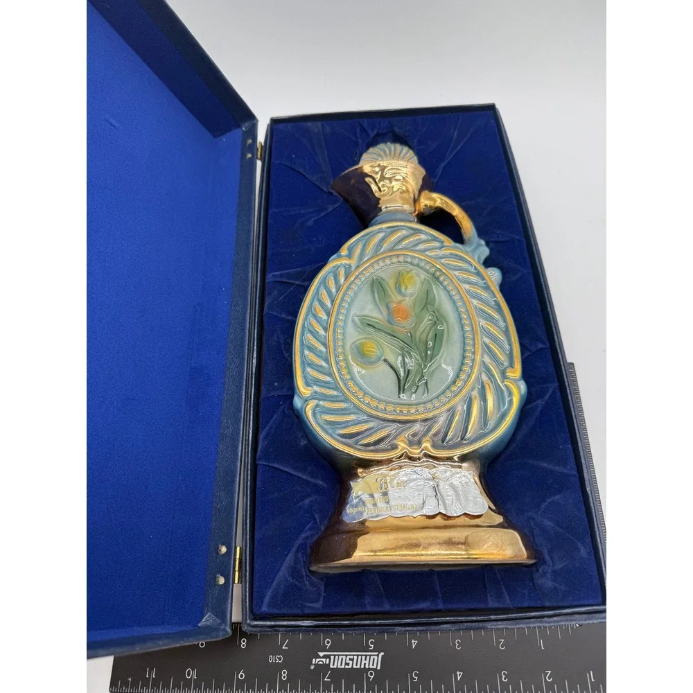 Beam's Kentucky Straight Bourbon‎ Whiskey 175 Months Empty Decanter w/ Box